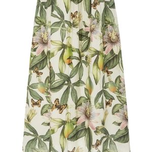 Aqua Bendita Floral skirt